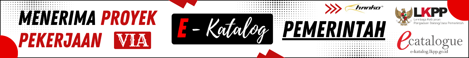 Menerima Proyek Via E-Katalog Pemerintah Hanko